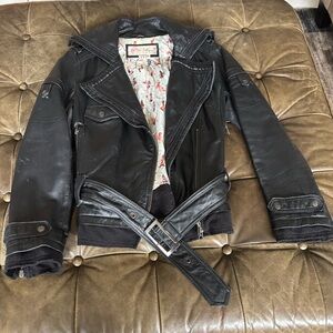 Miss Top Gun PLEATHER Jacket